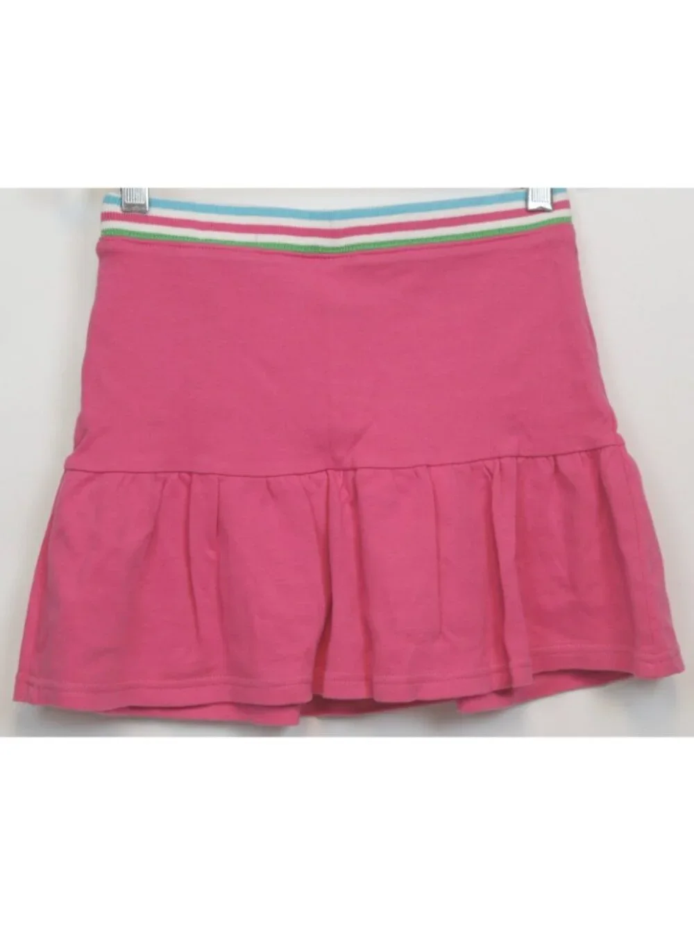 2008 Gymboree Tennis Match Skorts sz 8 Kangaroo Pocket Ruffle Peplum Elastic Wai
